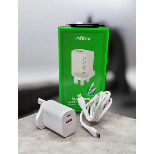 Infinix 20W GaN Charger XC20UK + XDC53 Fast Charging Kit view 2