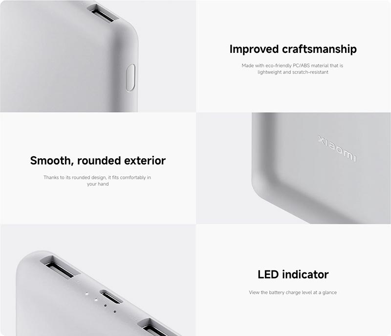 Xiaomi 22.5W Lite Power Bank 10000mAh Fast Charging Portable Charger